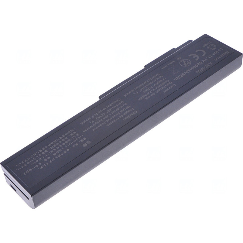 Batéria T6 Power Asus M50, G50, G60, N43, N53, N61, B43, X55, X57, X64, 5200mAh, 58Wh, 6cell