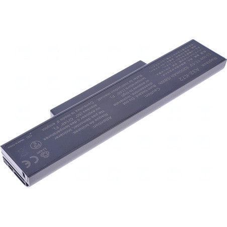Batéria T6 Power Asus K72, K73, A72, A73, N71, N73, X72, X73, X77, 5200mAh, 58Wh, 6cell