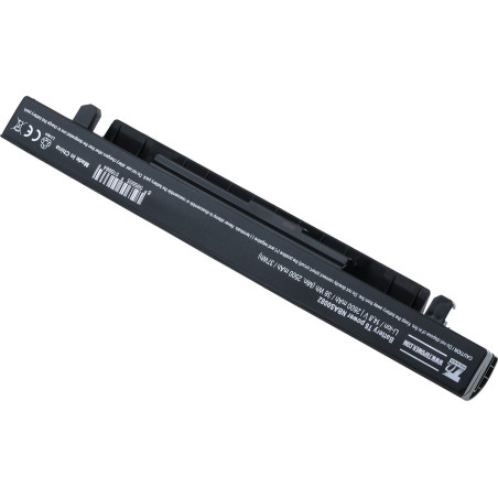 Batéria T6 Power pre Asus X450, X550, X552, A450, A550, F450, F550, F552, R510, 2600mAh, 38Wh, 4cell