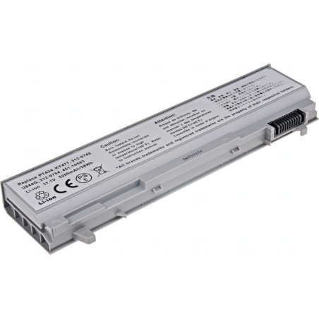 Batéria T6 Power Dell Latitude E6400, E6410, E6500, E6510, Precision M4400, 5200mAh, 58Wh, 6cell