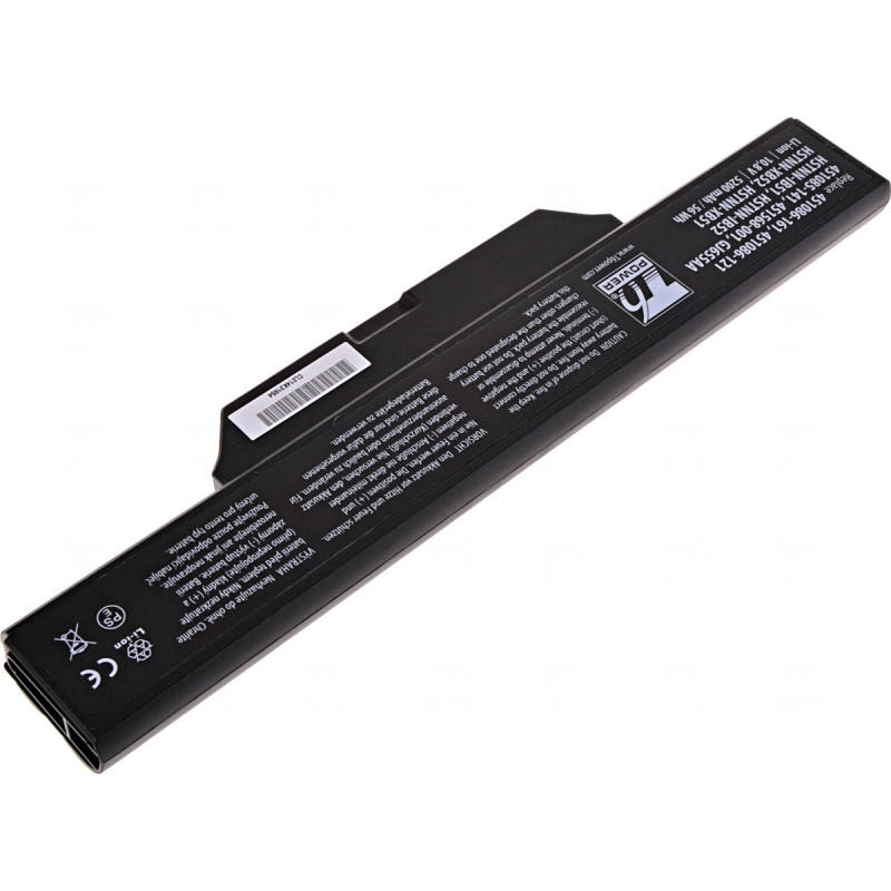Batéria T6 Power pre HP Compaq 6530s, 6535s, 6720s, 6730s, 6735s, 6820s, 6830s, 5200mAh, 56Wh, 6cell