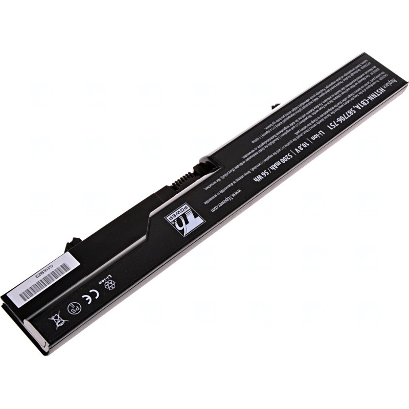 Batéria T6 Power pre HP ProBook 4320s, 4420s, 4520s, HP 320, 325, 420, 620, 5200mAh, 56Wh, 6cell