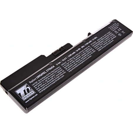 Batéria T6 Power Lenovo IdeaPad G460, G465, G470, G475, G560, G565, G570, G575, 5200mAh, 58Wh, 6cell