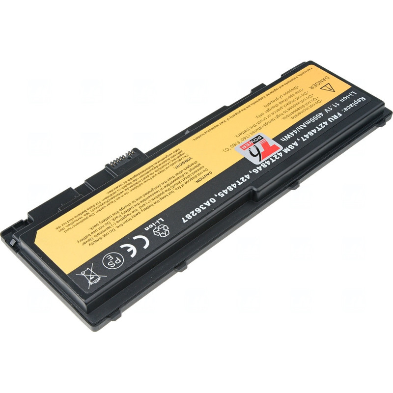 Batéria T6 Power Lenovo ThinkPad T420, ThinkPad T430, 4000mAh, 44Wh, 6cell