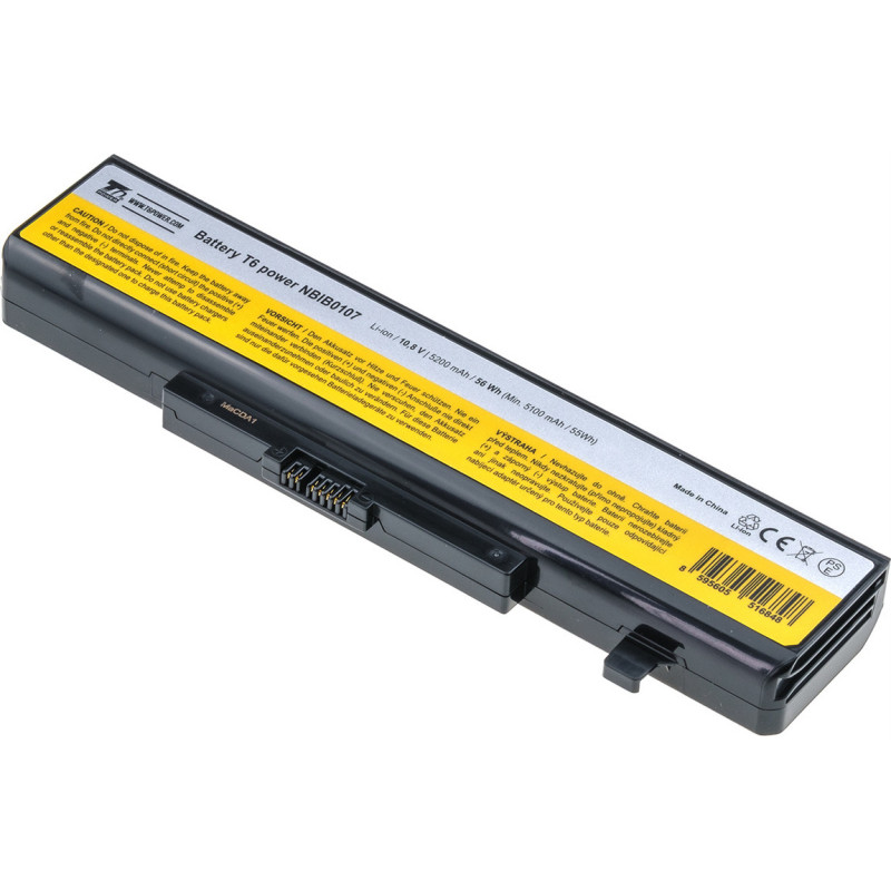 Batéria T6 Power Lenovo IdeaPad B480, B580, G480, B590, Z480, V480, Edge E530, 5200mAh, 56Wh, 6cell