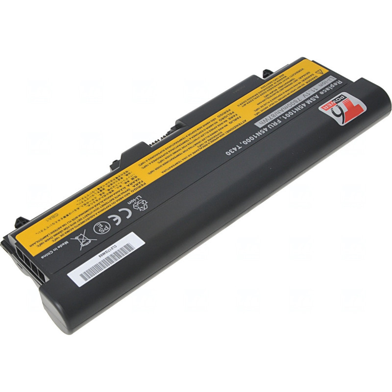 Batéria T6 Power Lenovo ThinkPad T430, T430, T530, T530, L430, L530, W530, 7800mAh, 87Wh, 9cell