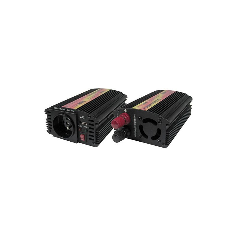Menič napätia Carspa CAR300U-24 24V/230V+USB 300W, modifikovaná sínus