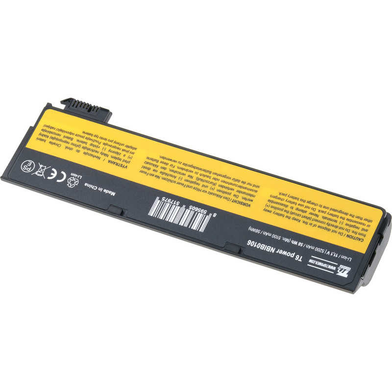 Batéria T6 Power Lenovo ThinkPad T440, T450, T550, L450, T440, X240, 68+, 5200mAh, 58Wh, 6cell