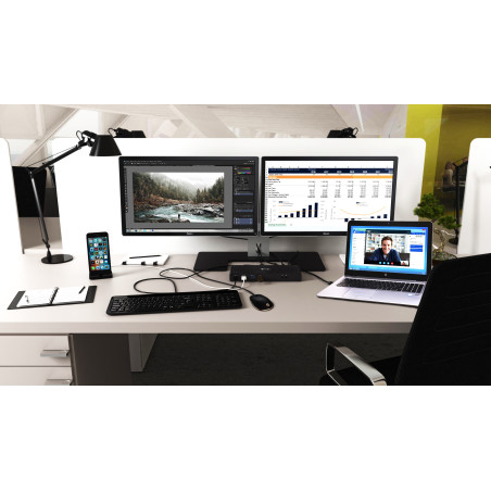 i-tec USB 3.0 / USB-C 5K Univerzálna dual dokovacia stanica