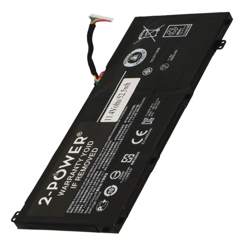 2-POWER Batéria 11,4V 4450mAh pre Acer Aspire VN7-571, VN7-572G, VN7-593G, VX5-591G, Spin SP314-51