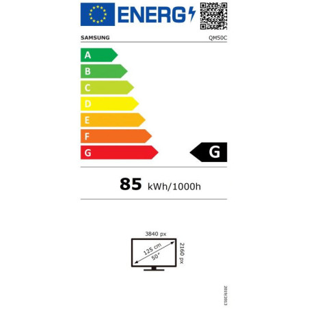 50|| LED Samsung QM50C - UHD, 500cd, MI, 24/7