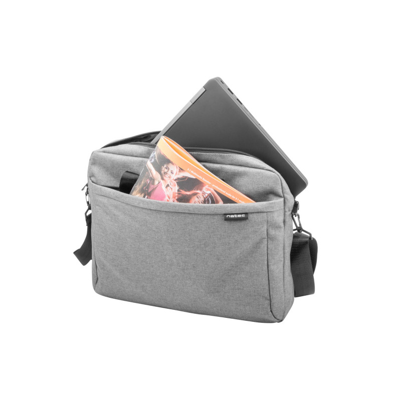 Taška pre NB NATEC Mustela 15,6", sivá