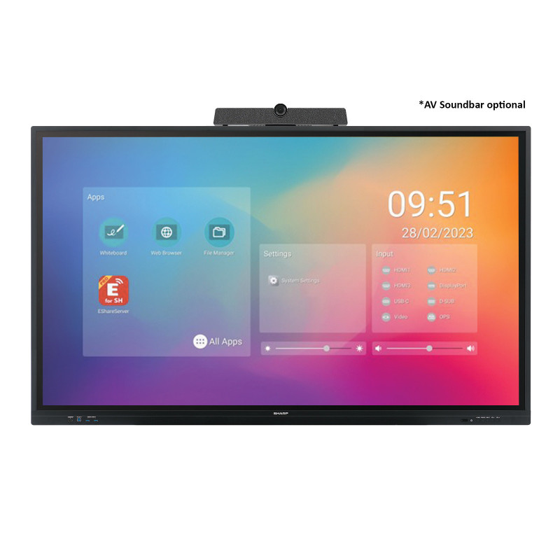 75" LED SHARP PN-LC752,3840x2160,16/7,450cd,IR