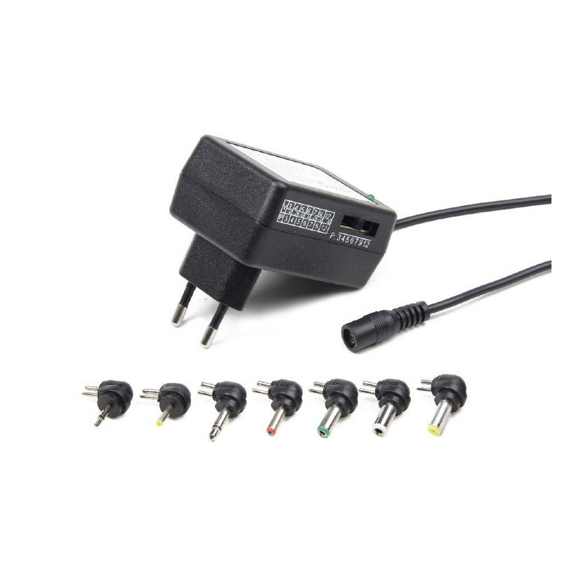 GEMBIRD Universal AC-DC adaptér, 12 W