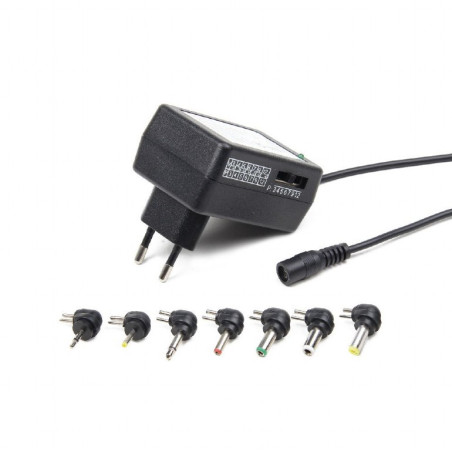 GEMBIRD Universal AC-DC adaptér, 12 W