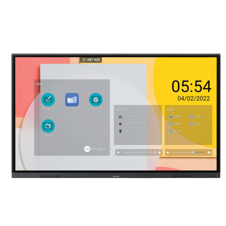 86" LED SHARP PN-L862B,3840x2160,16/7,400cd,touch