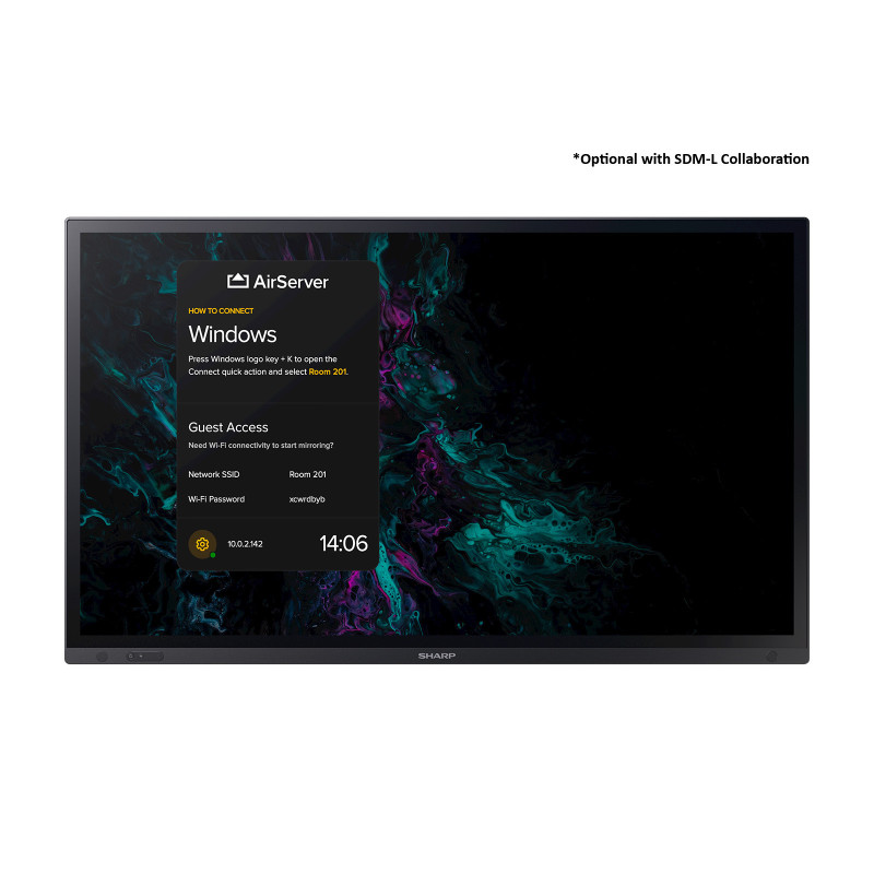75" LED SHARP PN-LA752,3840x2160,24/7,500cd,IGT