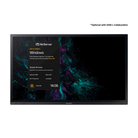 86" LED SHARP PN-LA862,3840x2160,24/7,500cd,IGT