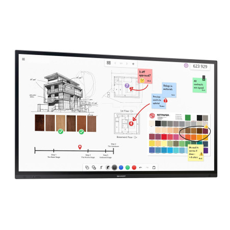 86" LED SHARP PN-LA862,3840x2160,24/7,500cd,IGT