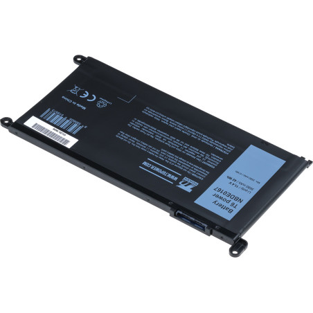 Batéria T6 Power Dell Insprion 15 5568, 5578, Vostro 14 5468, 15 5568, 3680mAh, 42Wh, 3cell, Li-pol