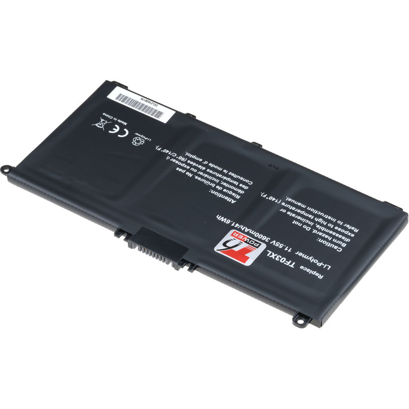 Batéria T6 Power HP Pavilion 14-CD000, 15-CC000, 15-CD000 serie, 3600mAh, 41Wh, 3cell, Li-pol