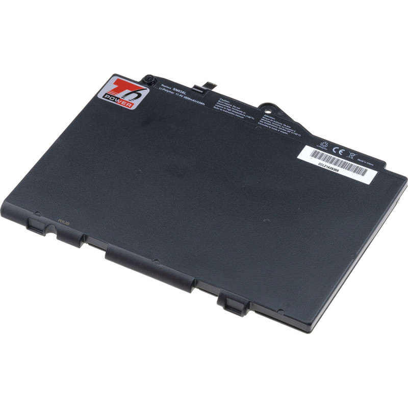 Batéria T6 Power pre HP EliteBook 725 G3, 820 G3, 3800mAh, 43Wh, 3cell, Li-pol