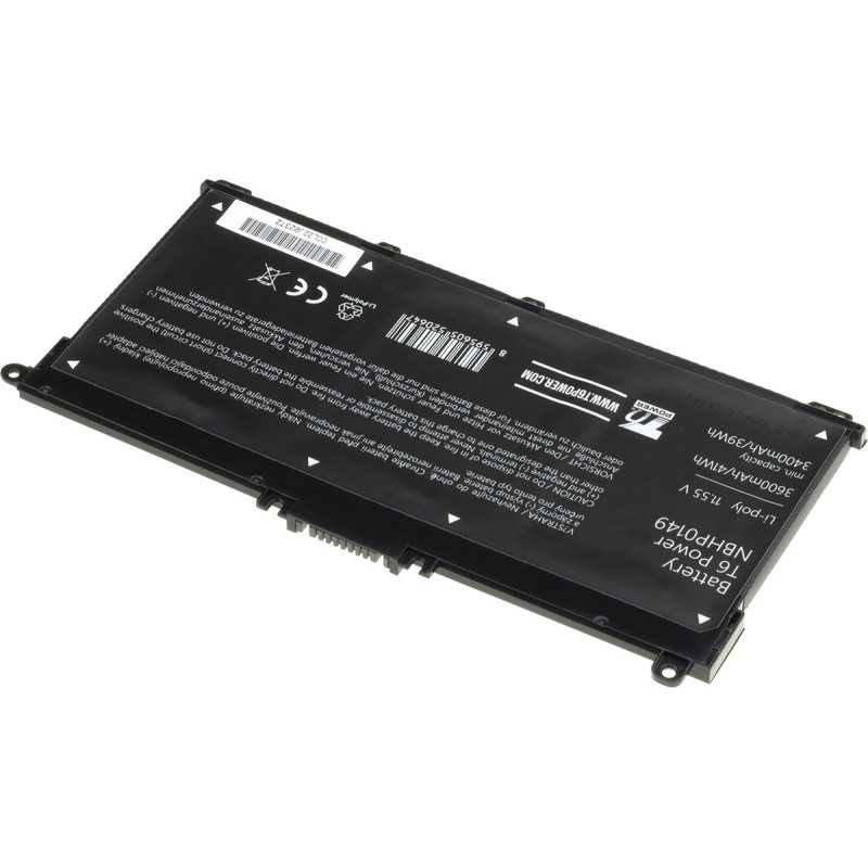 Batéria T6 Power HP 250 G7, 255 G7, 15-cs000, 15-da000, 17-by000, 3600mAh, 41Wh, 3cell, Li-pol