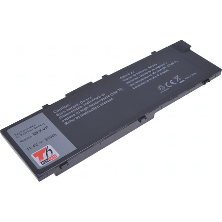 Batéria T6 Power Dell Precision 15 7510, 7520, 17 7710, 7720, 7900mAh, 91Wh, 6cell, Li-pol