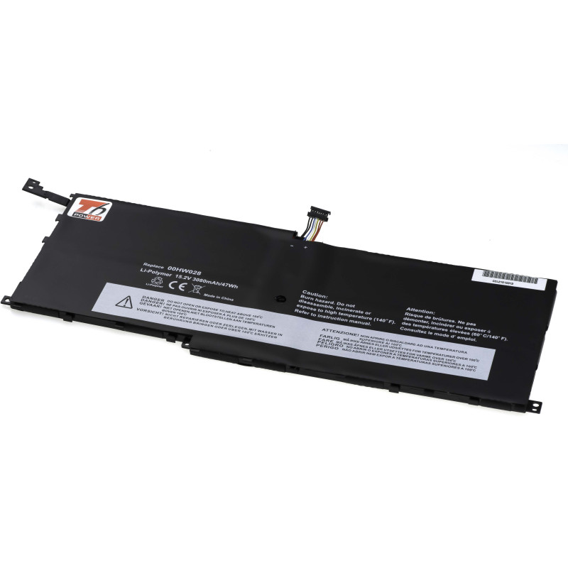 Batéria T6 Power pre Lenovo ThinkPad X1 Carbon 4th Gen, X1 Yoga, 3080mAh, 47Wh, 4cell, Li-Pol