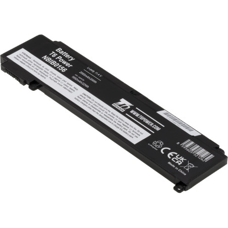 Batéria T6 Power Lenovo ThinkPad T460, T470, 2065mAh, 24Wh, 3cell, Li-Pol