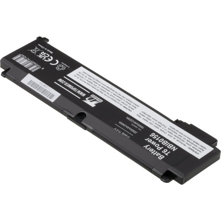 Batéria T6 Power Lenovo ThinkPad T460, T470, 2065mAh, 24Wh, 3cell, Li-Pol