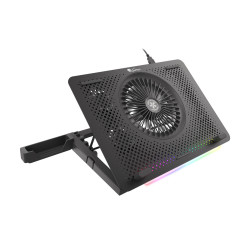 Chladiaca podložka pre NB Genesis Oxid 450 RGB do 15.6", hliníkové telo