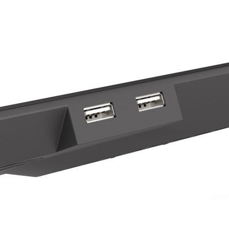 Chladiaca podložka pre NB Genesis Oxid 450 RGB do 15.6", hliníkové telo