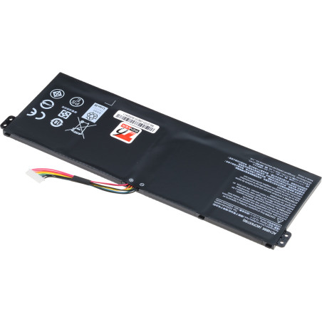 Batéria T6 Power Acer Aspire ES1-711, E5-721, V3-371, 3150mAh, 48Wh, 4cell, Li-ion