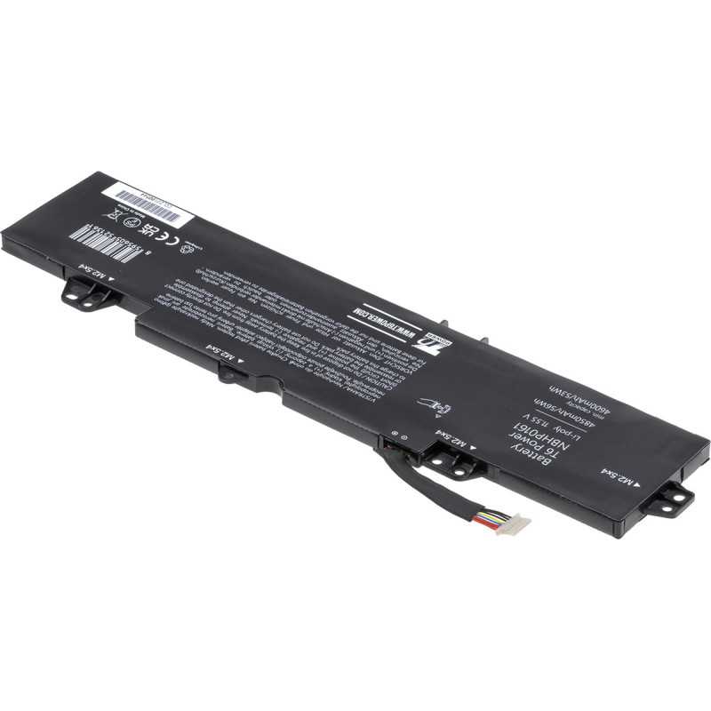 Batéria T6 Power HP EliteBook 755 G5, 850 G5, 850 G6, ZBook 15u G5, 4850mAh, 56Wh, 3cell, Li-pol