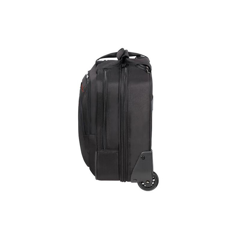 American Tourister AT WORK ROLLING TOTE 15.6" Black/Orange