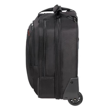 American Tourister AT WORK ROLLING TOTE 15.6" Black/Orange