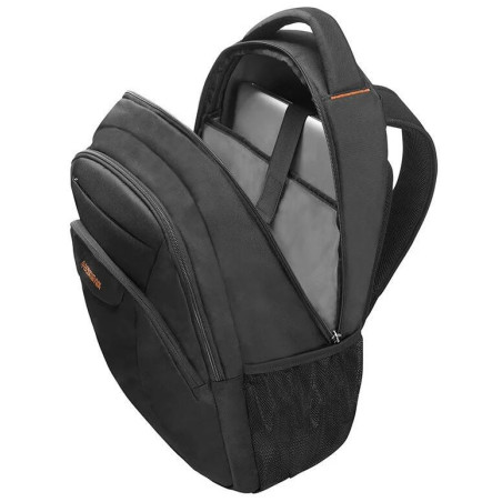 American Tourister AT WORK LAPTOP BACKPACK 13.3" - 14,1 Black/Orange