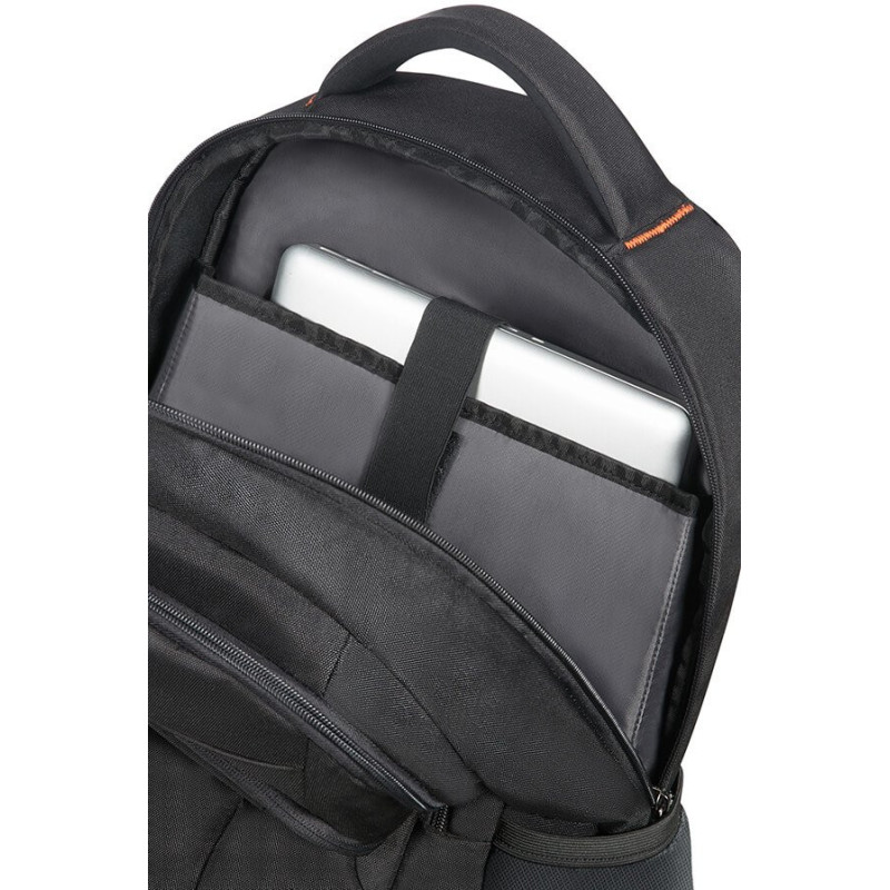 American Tourister AT WORK LAPTOP BACKPACK 17.3" Black/Orange