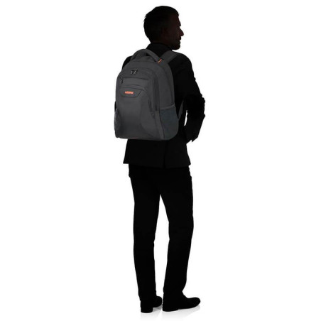 American Tourister AT WORK LAPTOP BACKPACK 17.3" Black/Orange