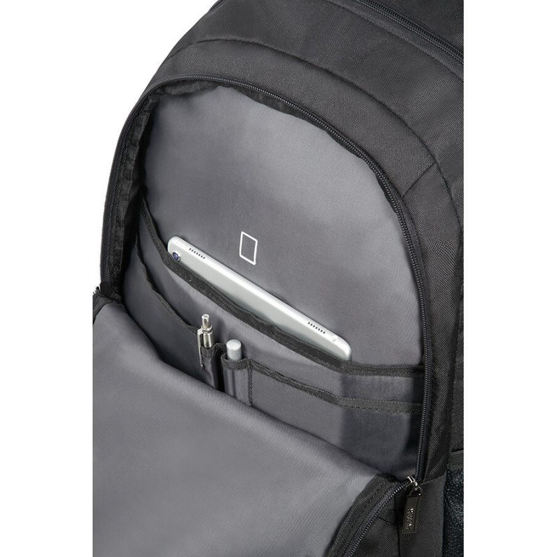 American Tourister AT WORK LAPTOP BACKPACK 17.3" Black/Orange