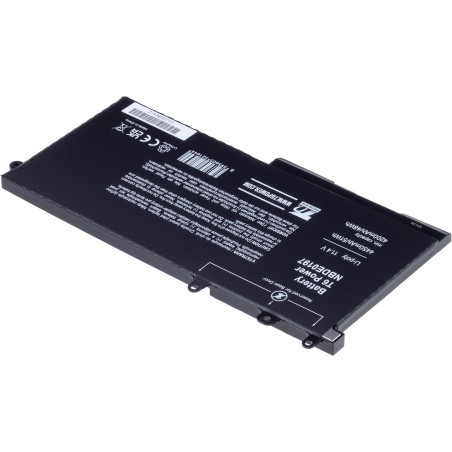 Batéria T6 Power pre Dell Latitude 5280, 5290, 5480, 5490, 5580, 5590, 4450mAh, 51Wh, 3cell, Li-pol