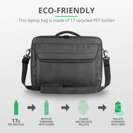 TRUST ATLANTA LAPTOP BAG 15.6" ECO