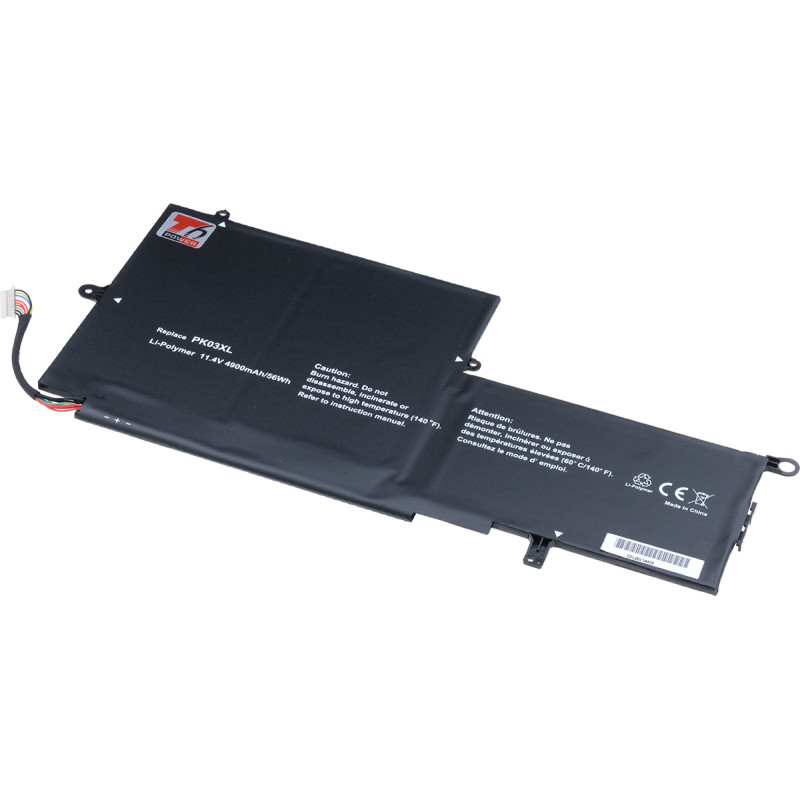 Batéria T6 Power HP Spectre 13-4000 x360, Pro x360 G1, Pro x360 G2, 4900mAh, 56Wh, 3cell, Li-pol