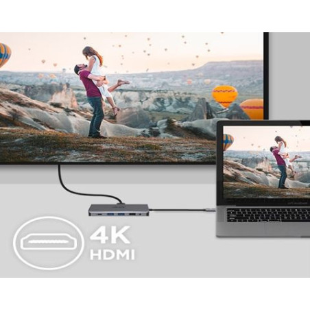 Acer 12in1 USB-C dongle (USB, HDMI, PD, CD, DP, RJ45)