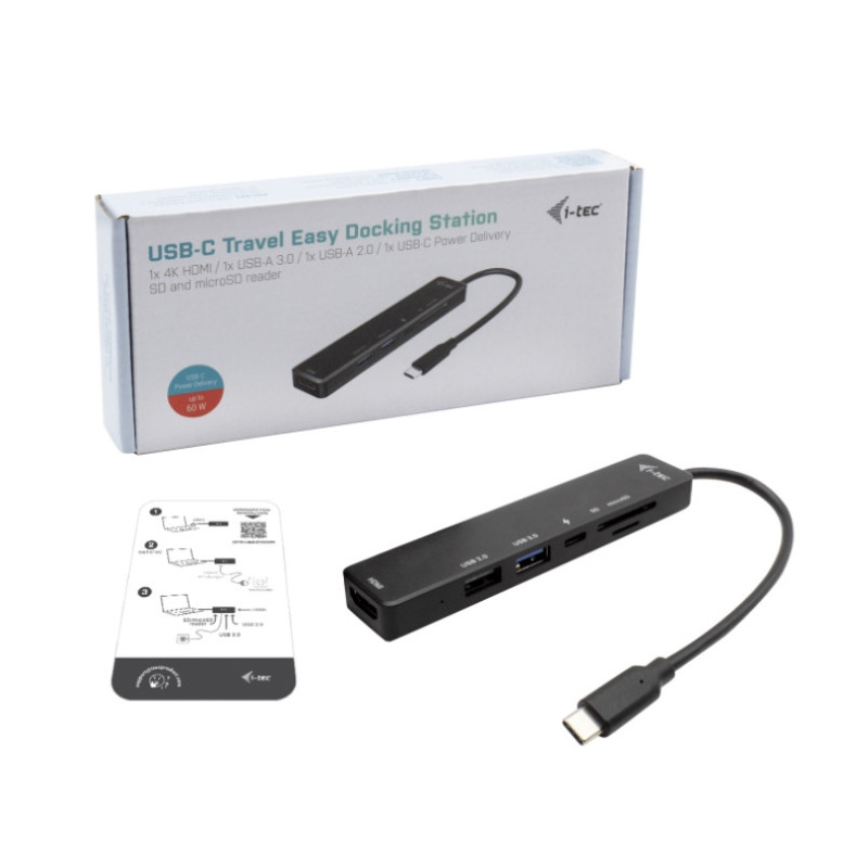i-tec USB-C Travel Easy Dock 4K HDMI, Power Delivery 60 W