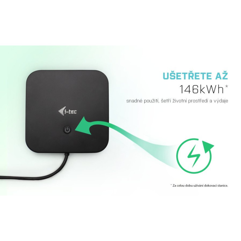 i-tec USB-C HDMI DP Docking Station with Power Delivery 100W