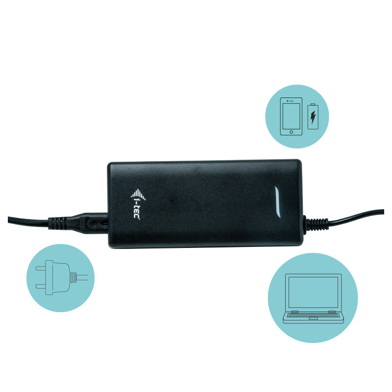 i-tec USB-C HDMI DP Docking Station with Power Delivery 100 W + i-tec Universal Charger 112W