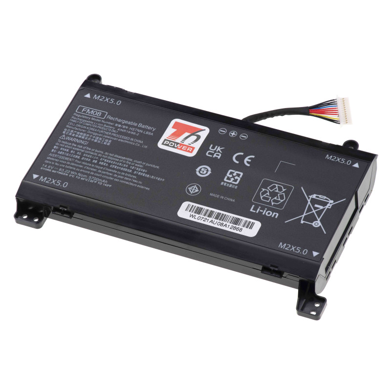 Batéria T6 Power pre HP Omen 17-an000, 17-an100, 12pin, Geforce 1050, 5973mAh, 86Wh, 8cell, Li-ion