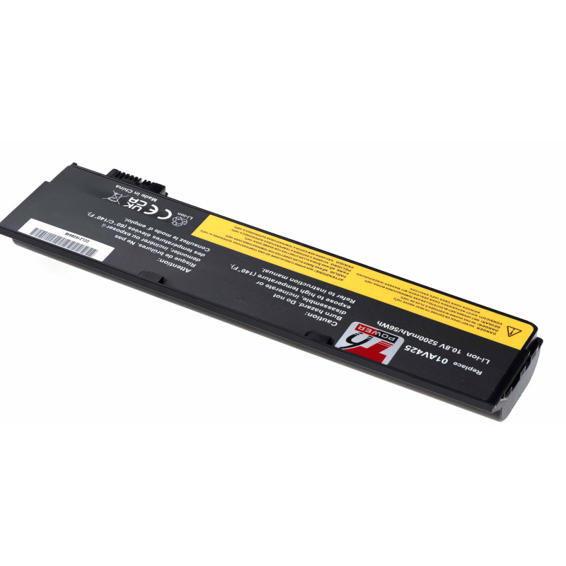 Batéria T6 Power pre Lenovo ThinkPad T470, T480, T570, T580, P51s, P52s, 5200mAh, 58Wh, 6cell
